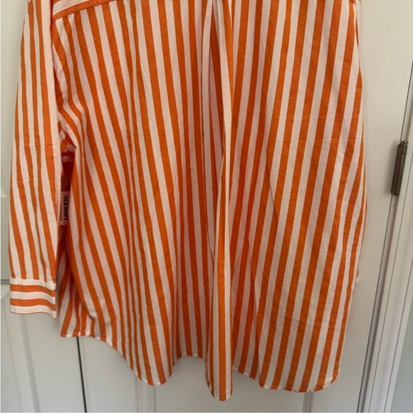 Old Navy Striped "The Boyfriend" Shirt - Picture 8 of 12